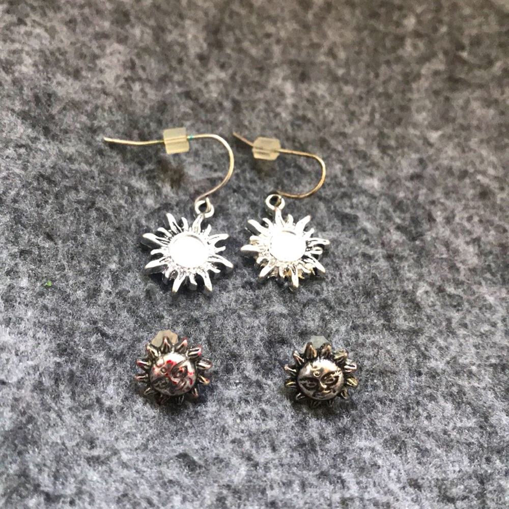 Sun earrings